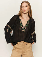 Load image into Gallery viewer, Raye Embroidered Blouse
