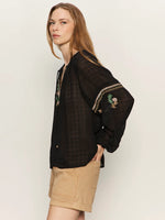 Load image into Gallery viewer, Raye Embroidered Blouse
