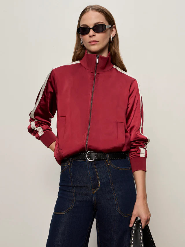 Satin Track Jacket