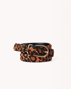 Clara Leopard Belt