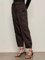 Load image into Gallery viewer, Sahara Satin Tappered Pant
