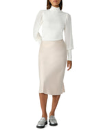 Load image into Gallery viewer, Marshmallow Everyday Midi Skirt
