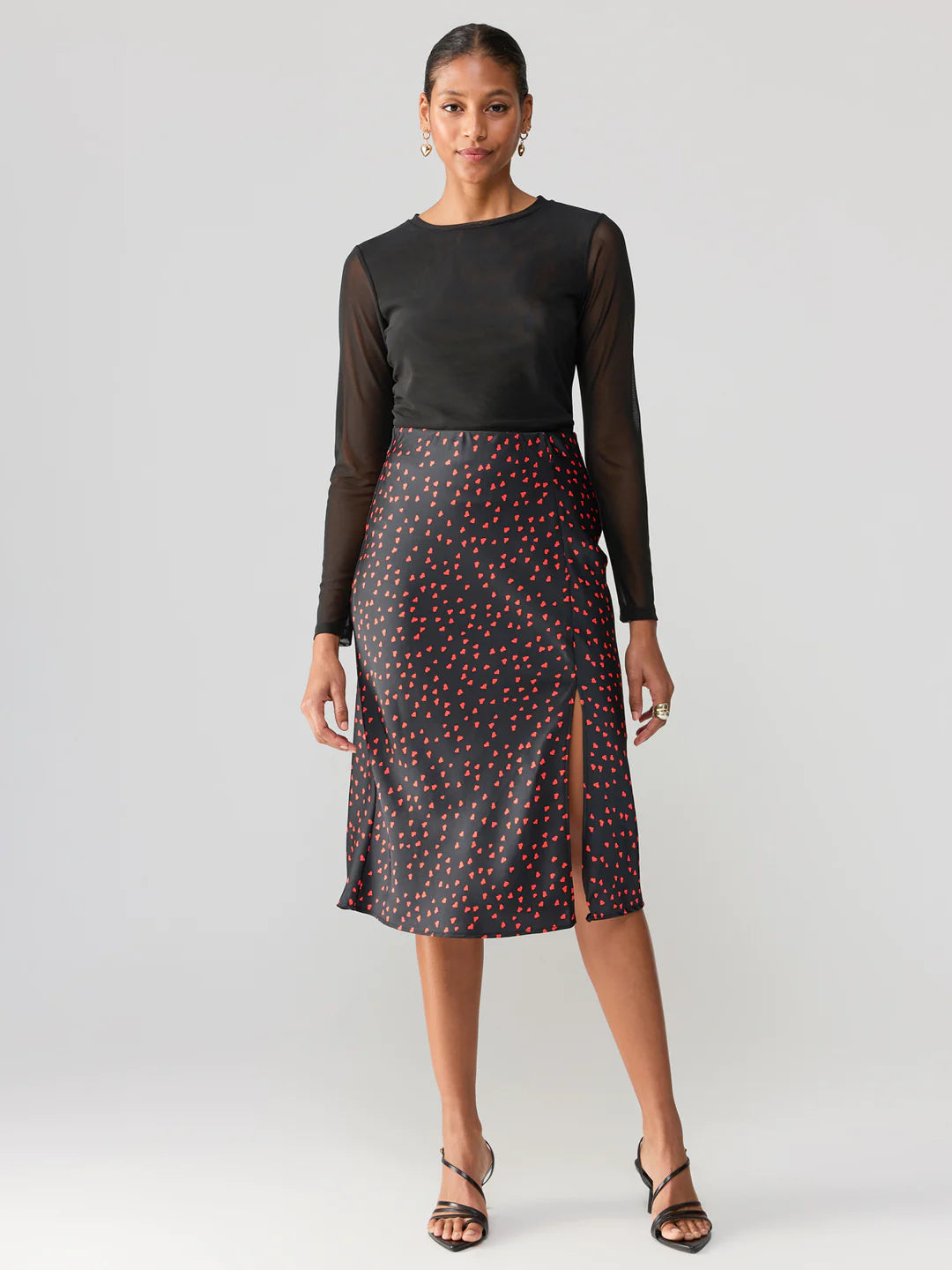 In My Heart Midi Skirt