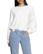 Load image into Gallery viewer, Rose Embroidery Sweatshirt
