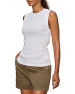 Load image into Gallery viewer, Ruched Ribbed Tank
