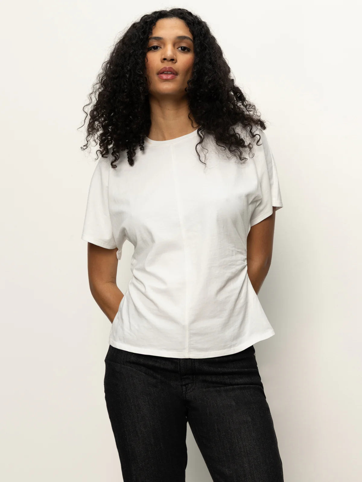 Dolman Shirred Tee