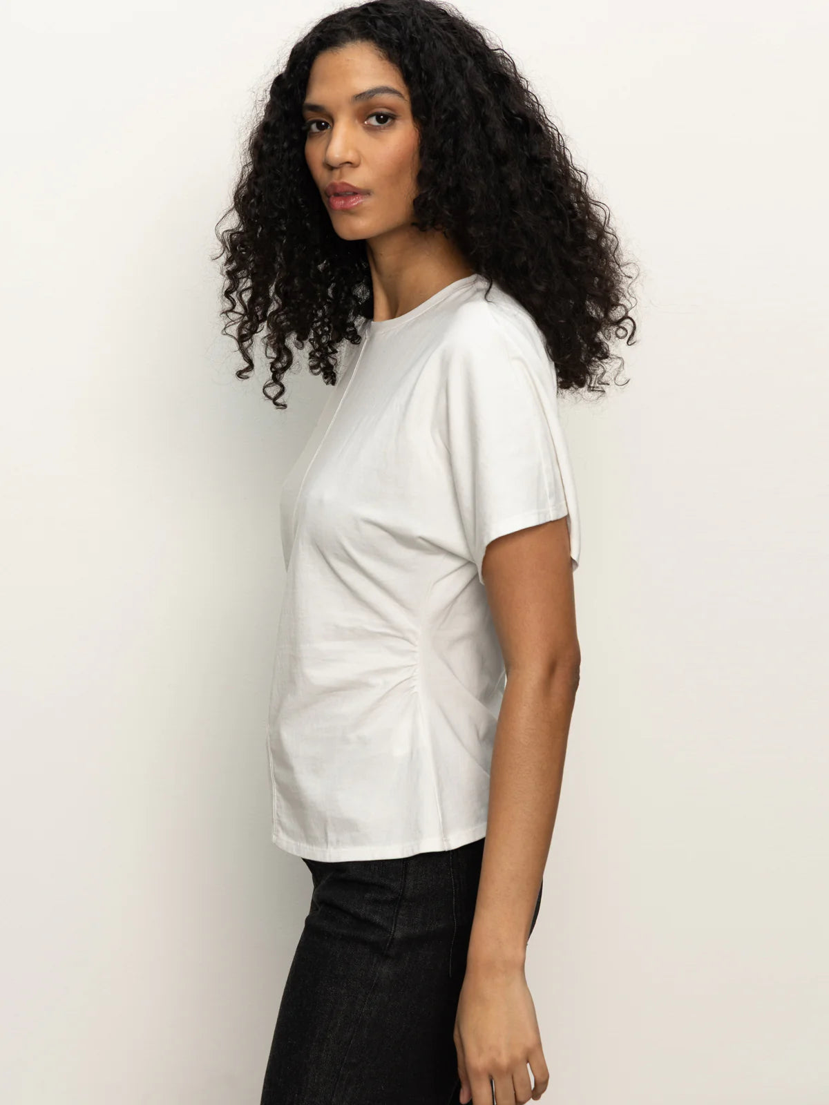 Dolman Shirred Tee