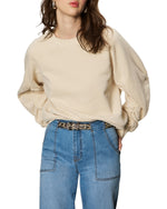 Load image into Gallery viewer, Shirred Sleeve Sweatshirt
