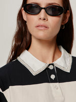 Load image into Gallery viewer, Polo Embellished Tee
