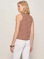 Load image into Gallery viewer, Clay Stripe Campari Tank
