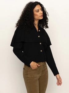 Cape Black Cardi