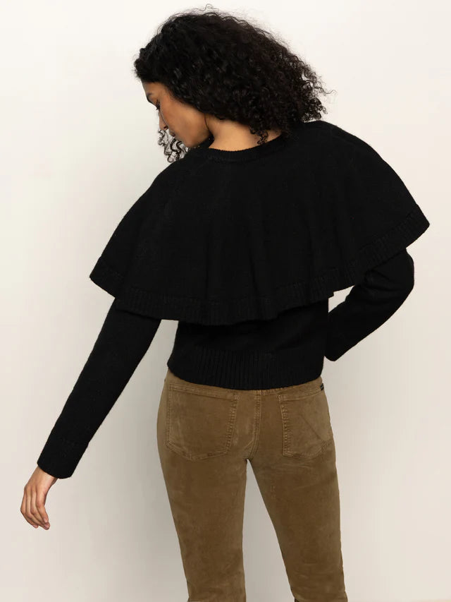 Cape Black Cardi