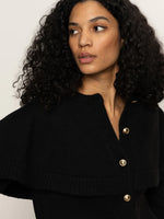 Load image into Gallery viewer, Cape Black Cardi
