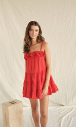 Load image into Gallery viewer, Carie Poplin Mini Dress

