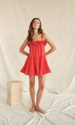 Load image into Gallery viewer, Carie Poplin Mini Dress
