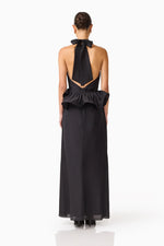 Load image into Gallery viewer, Fiorina Halter Neck Peplum Gown
