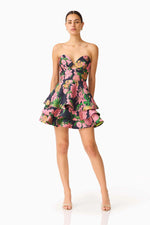Load image into Gallery viewer, Eclore Mini Tiered Dress
