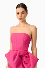 Load image into Gallery viewer, Elysie Bow Mini Dress
