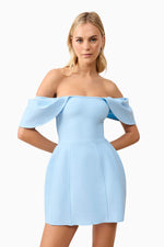 Load image into Gallery viewer, Fiona Off Shoulder Mini Dress
