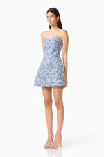 Load image into Gallery viewer, Steelblue Clarisse Mini Dress
