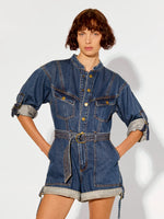 Load image into Gallery viewer, Elena Denim Playsuit
