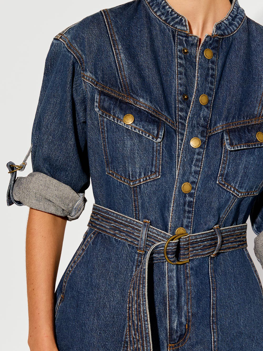 Elena Denim Playsuit