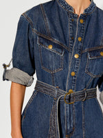 Load image into Gallery viewer, Elena Denim Playsuit
