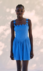 Load image into Gallery viewer, Fara Daisy Cut Mini Dress
