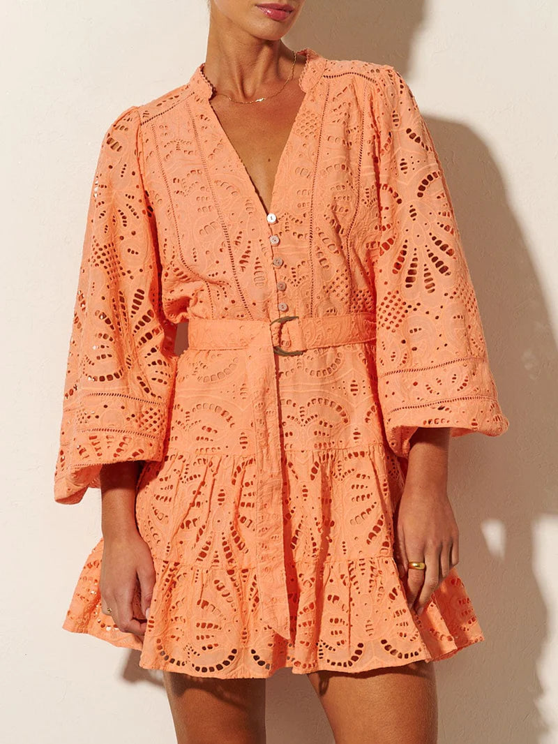 cassandra mini dress Our Gaia Mini Dress in pistachio as seen on @emilyaquinoo www.chiclefrique.com