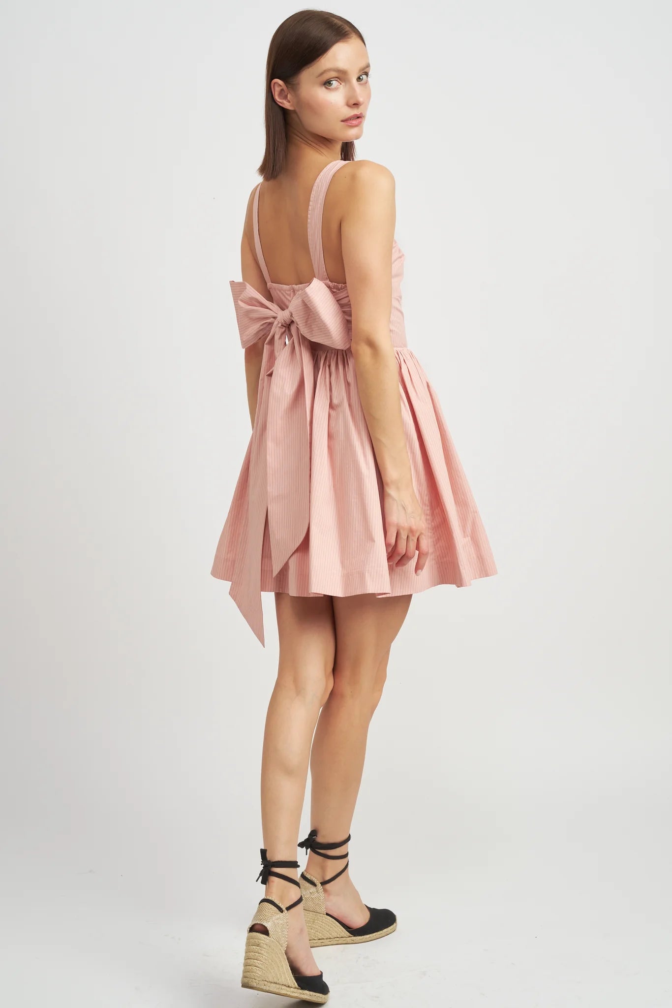 eleanor mini dress Eleanor Linen Blend Mini Dress