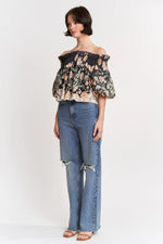 Load image into Gallery viewer, Trapeze Iris Blouse
