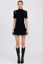 Load image into Gallery viewer, Romilla Stitch Mini Dress
