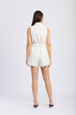 Load image into Gallery viewer, Isabella White Romper
