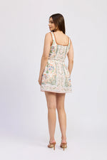 Load image into Gallery viewer, Alaia Linen Scarf Mini Dress
