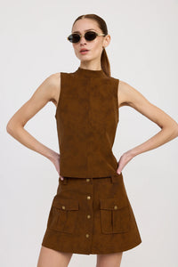 Eloise Brown Top