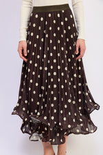 Load image into Gallery viewer, Lainey Brown Maxi Skirt

