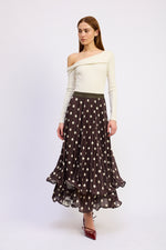 Load image into Gallery viewer, Lainey Brown Maxi Skirt
