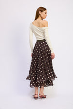 Load image into Gallery viewer, Lainey Brown Maxi Skirt
