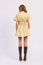 Load image into Gallery viewer, Cecilla Mini Shirt Dress
