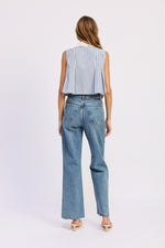 Load image into Gallery viewer, Sky Navy Clara Top

