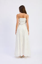 Load image into Gallery viewer, Analise White Maxi Skirt
