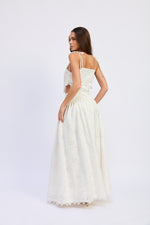Load image into Gallery viewer, Analise White Maxi Skirt
