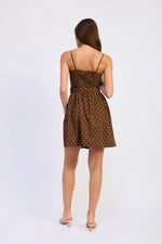 Load image into Gallery viewer, Stella Polka Dot Mini Dress
