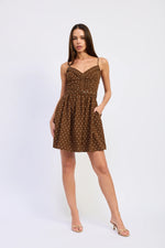 Load image into Gallery viewer, Stella Polka Dot Mini Dress
