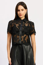 Load image into Gallery viewer, Lasercut Aileen Lace Top
