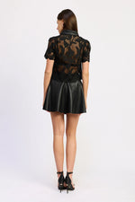 Load image into Gallery viewer, Lasercut Aileen Lace Top
