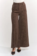 Load image into Gallery viewer, Pleather Pauline Wide Leg Pant
