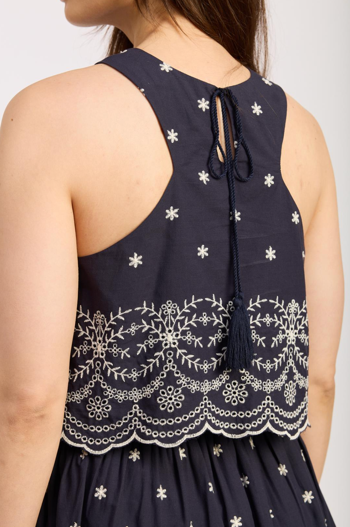 Nara Navy Top