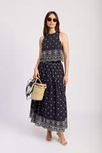 Load image into Gallery viewer, Nara Elastic Waist Maxi Skirt
