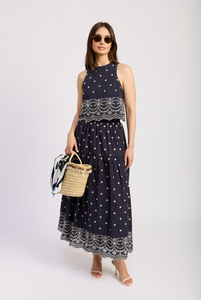 Nara Elastic Waist Maxi Skirt